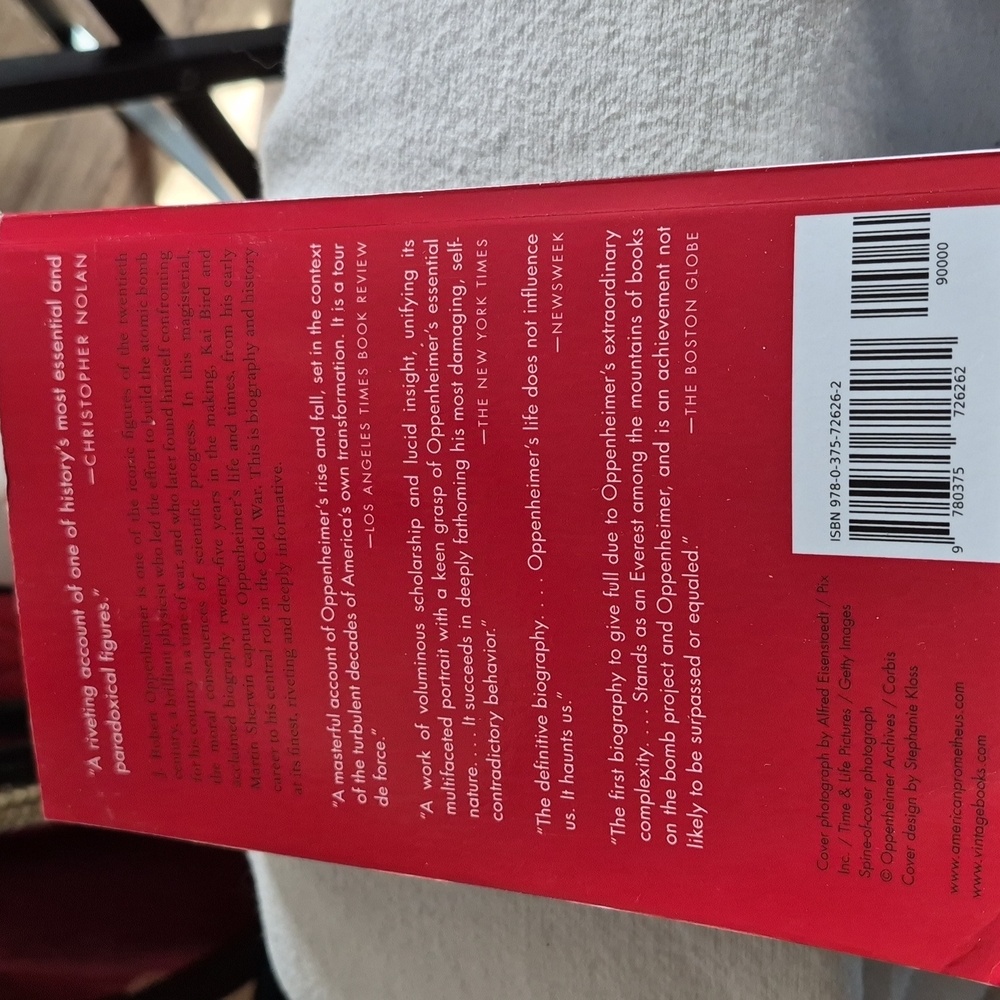 American Prometheus Paperback - Picture 2 of 3